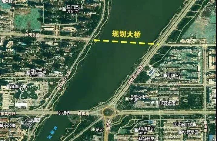 總投資約2.43億元!聊城興華路徒駭河橋進入初步設計階段